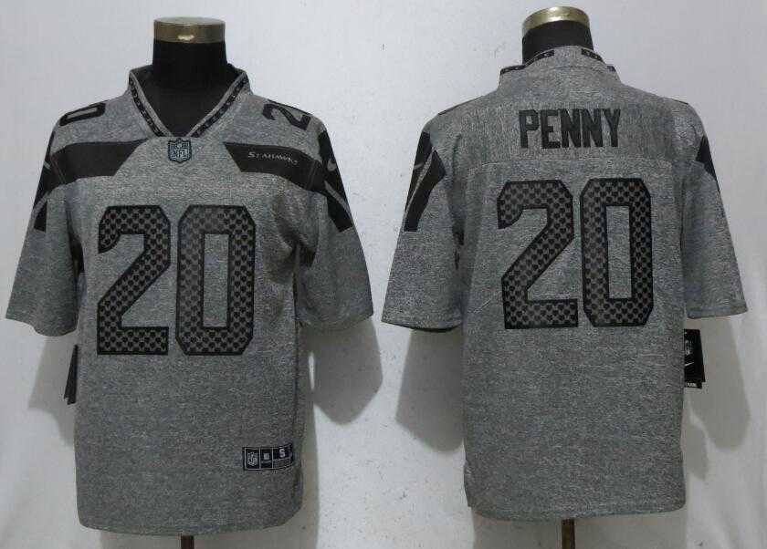 Nike Seahawks 20 Rashaad Penny Gray Gridiron Gray Vapor Untouchable Limited Jersey,We sell and wholesale Nike Seahawks 20 Rashaad Penny Gray Gridiron Gray Vapor Untouchable Limited Jersey on line form chian!